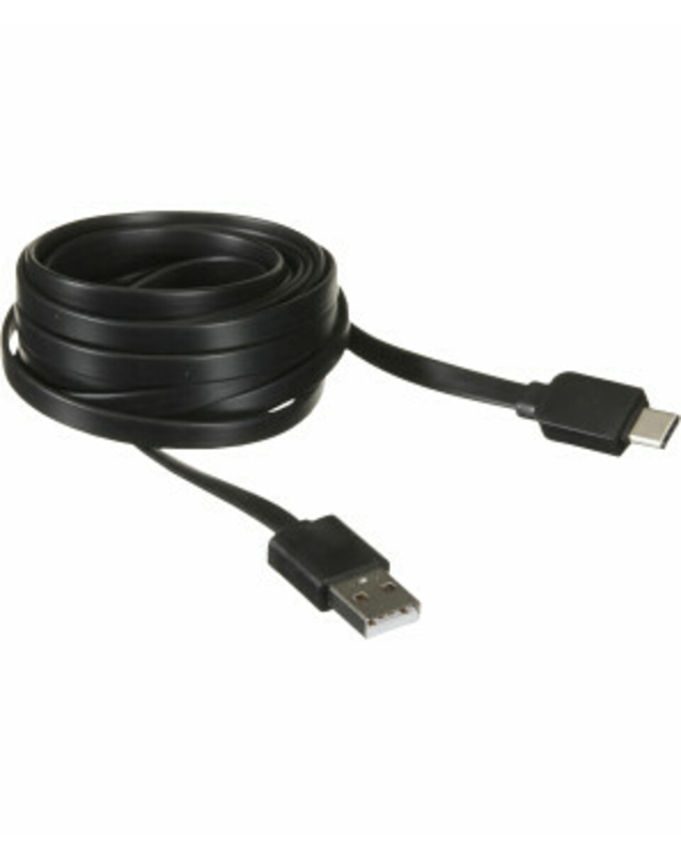 Bild 1 von Lade- und Datenkabel, 3m, Typ C, schwarz