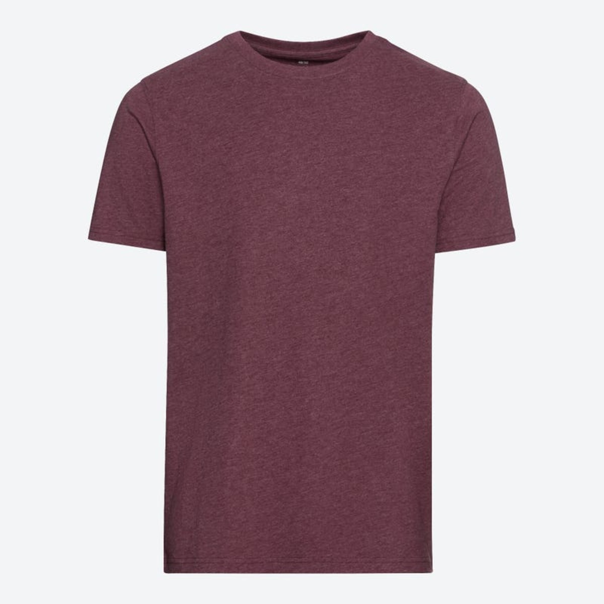 Bild 1 von Herren-T-Shirt in Melange-Optik, Dark-red