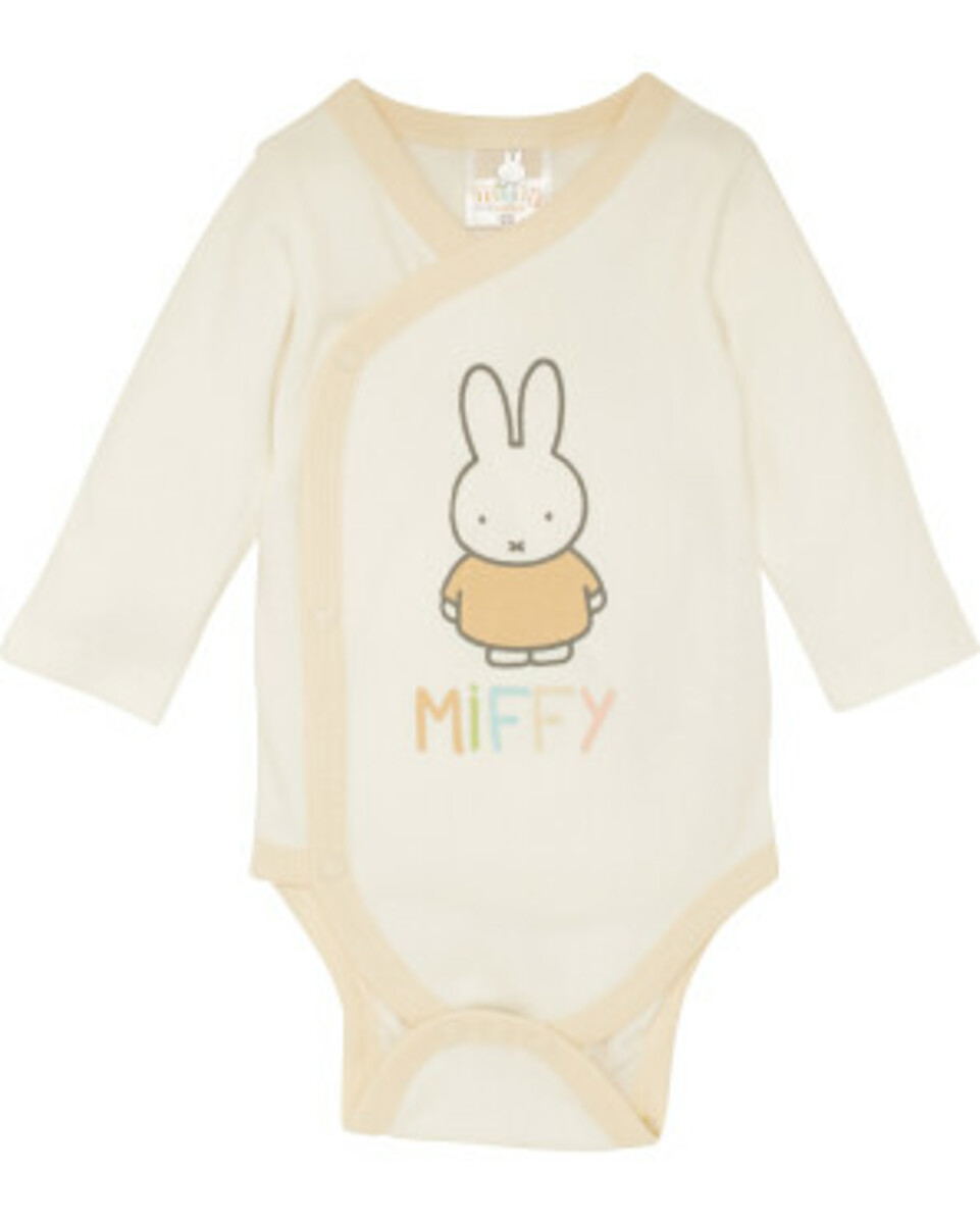 Bild 1 von Miffy Newborn Wickelbody, Knopfleiste, offwhite