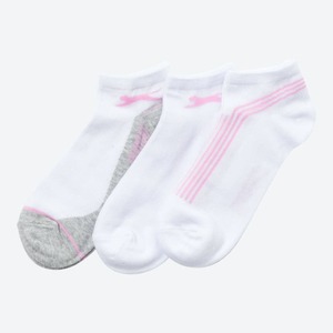Slazenger Damen-Sport-Sneaker-Socken, 3er-Pack, White