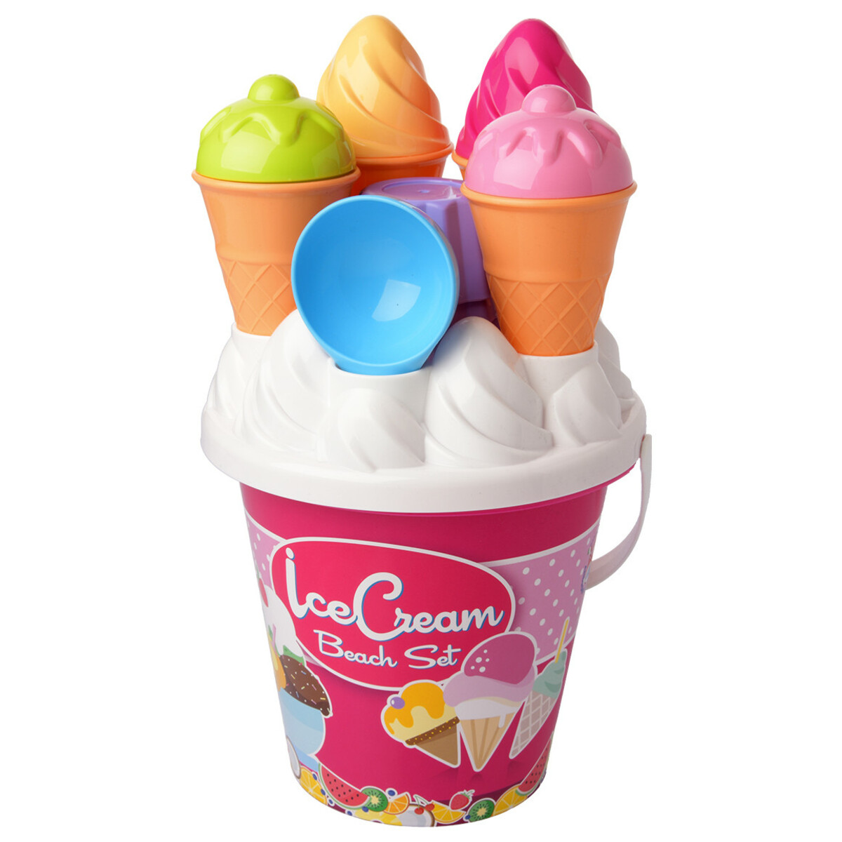 Bild 1 von Sandspielzeug-Set 14-teilig PINK / WEISS