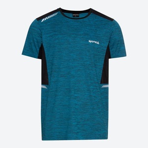 Herren-Funktions-T-Shirt mit Mesh-Einsätzen, Light-blue
