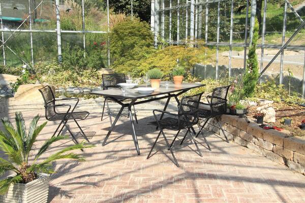 Bild 1 von Gartensessel-Set Alpha Rope Anthrazit Kunststoff/Metall, Anthrazit, Schwarz