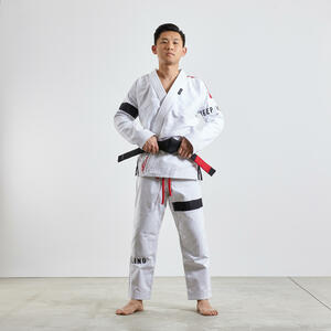 Kampfsportanzug Jiu-Jitsu - 500 weiss Weiß