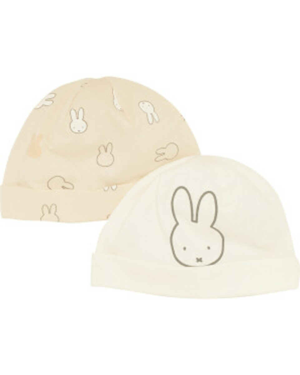 Bild 1 von Miffy Mützen, 2er-Pack, offwhite
