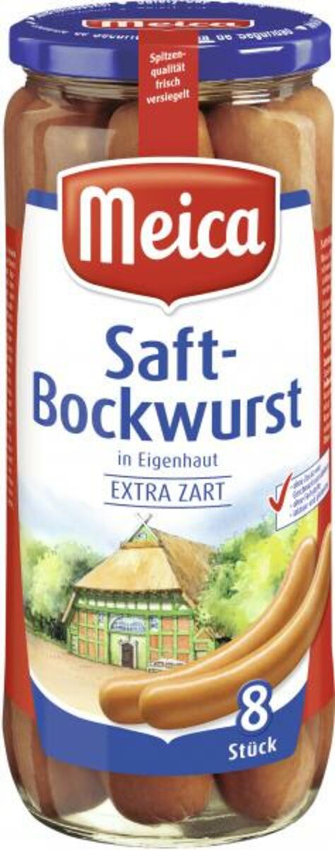 Bild 1 von Meica Saft-Bockwurst in Eigenhaut 8 Stück
