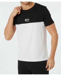 Sport-Shirt Colour-Blocking, Ergeenomixx, schwarz/weiß