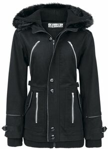 Poizen Industries Winterjacke - Chase Coat - S bis XL - für Damen - Größe L - schwarz
