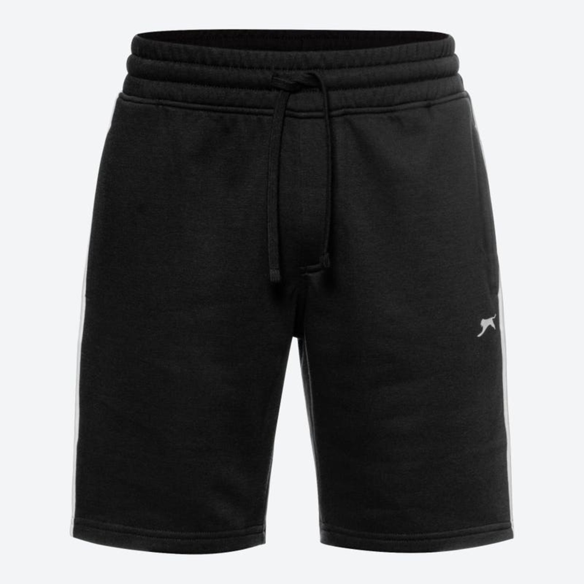 Bild 1 von Herren-Jogging-Bermudas mit Seitenstreifen, Black