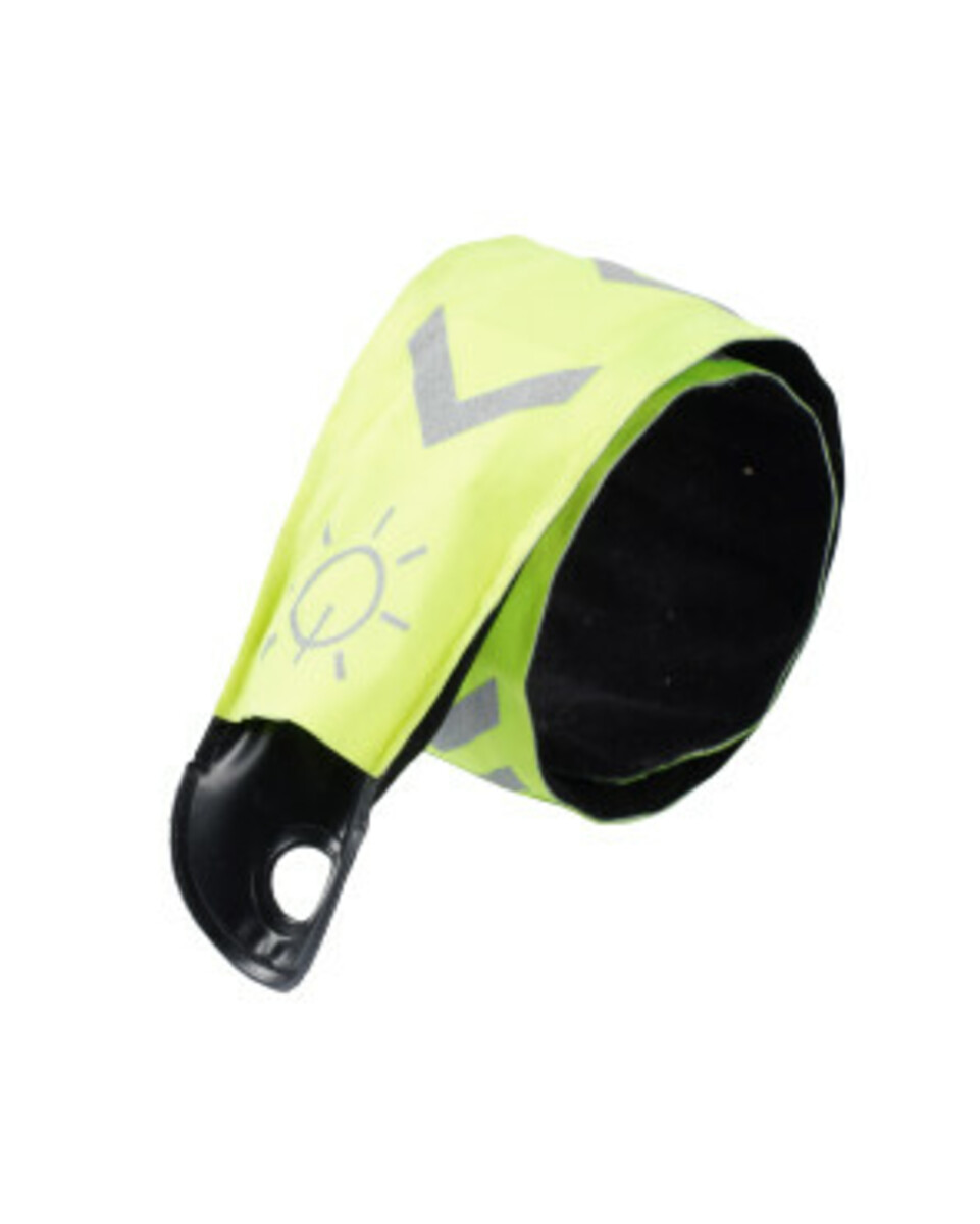 Bild 1 von LED-Schnapparmband, 2er-Pack, 3 Leuchtfunktionen, neon gelb