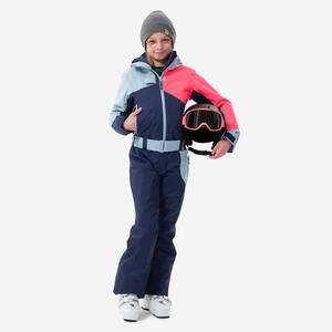 Schneeanzug Skianzug Kinder warm wasserdicht - 500 rosa/blau Blau|rosa
