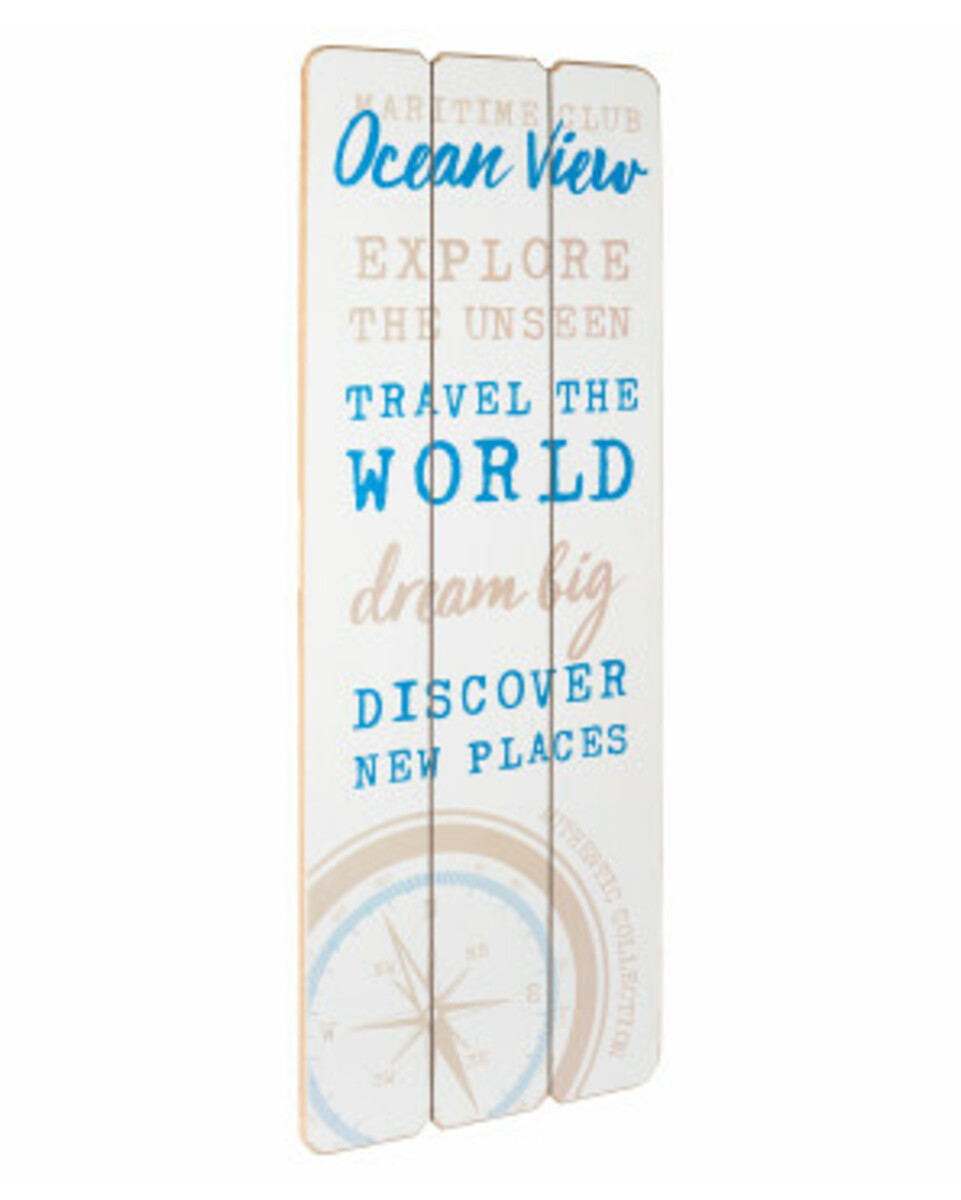 Bild 1 von Wandbild, ca. 30 x 80 cm, hellblau