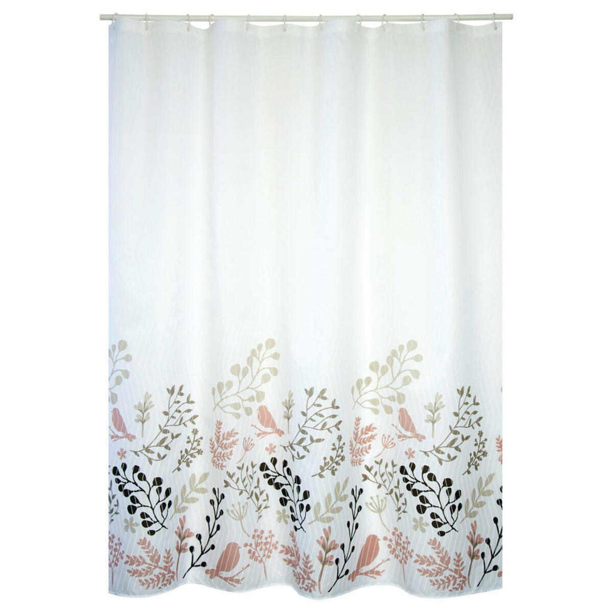 Bild 1 von Spirella Duschvorhang, Mehrfarbig, Weiß, Kunststoff, 180x200 cm, Badtextilien, Duschvorhänge