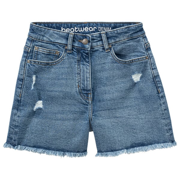 Bild 1 von Mädchen Jeans-Shorts destroyed BLAU