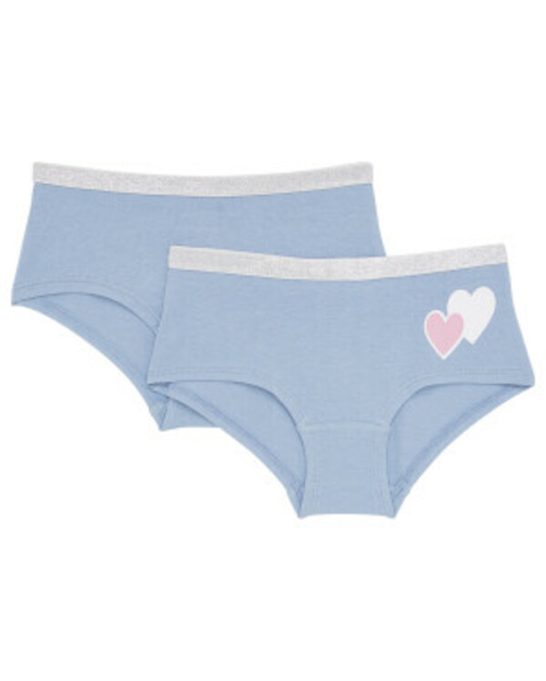 Bild 1 von Pantys mit Glitzerbund, 2er-Pack, Y.F.K., hellblau