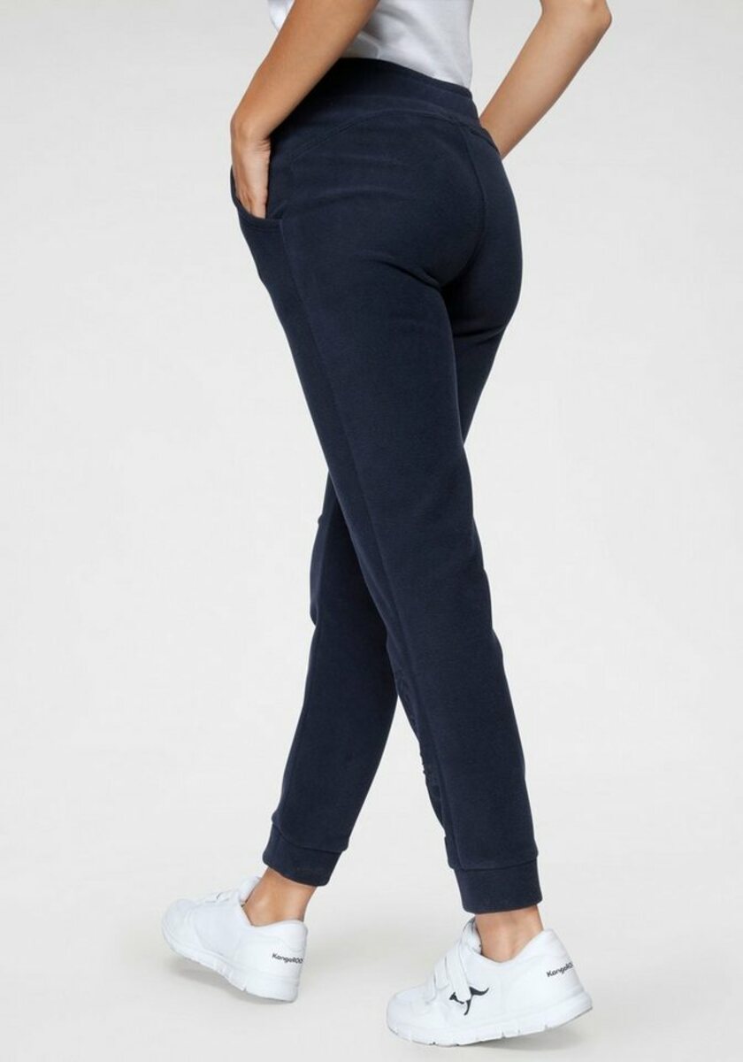 Bild 1 von KangaROOS Fleecehose mit Eingrifftaschen und Tunnelzug, Blau