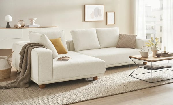 Bild 1 von switch Ecksofa Cora Creme links Grundfunktion