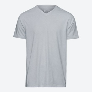 Herren-T-Shirt mit V-Ausschnitt, Light-blue