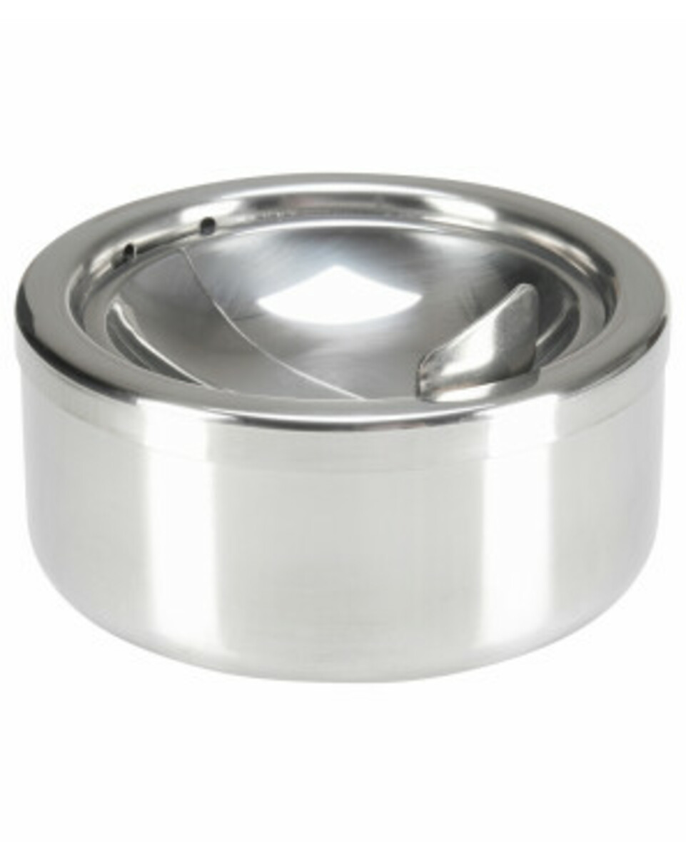 Bild 1 von Aschenbecher, ca. 12 x 6,5 cm, silber