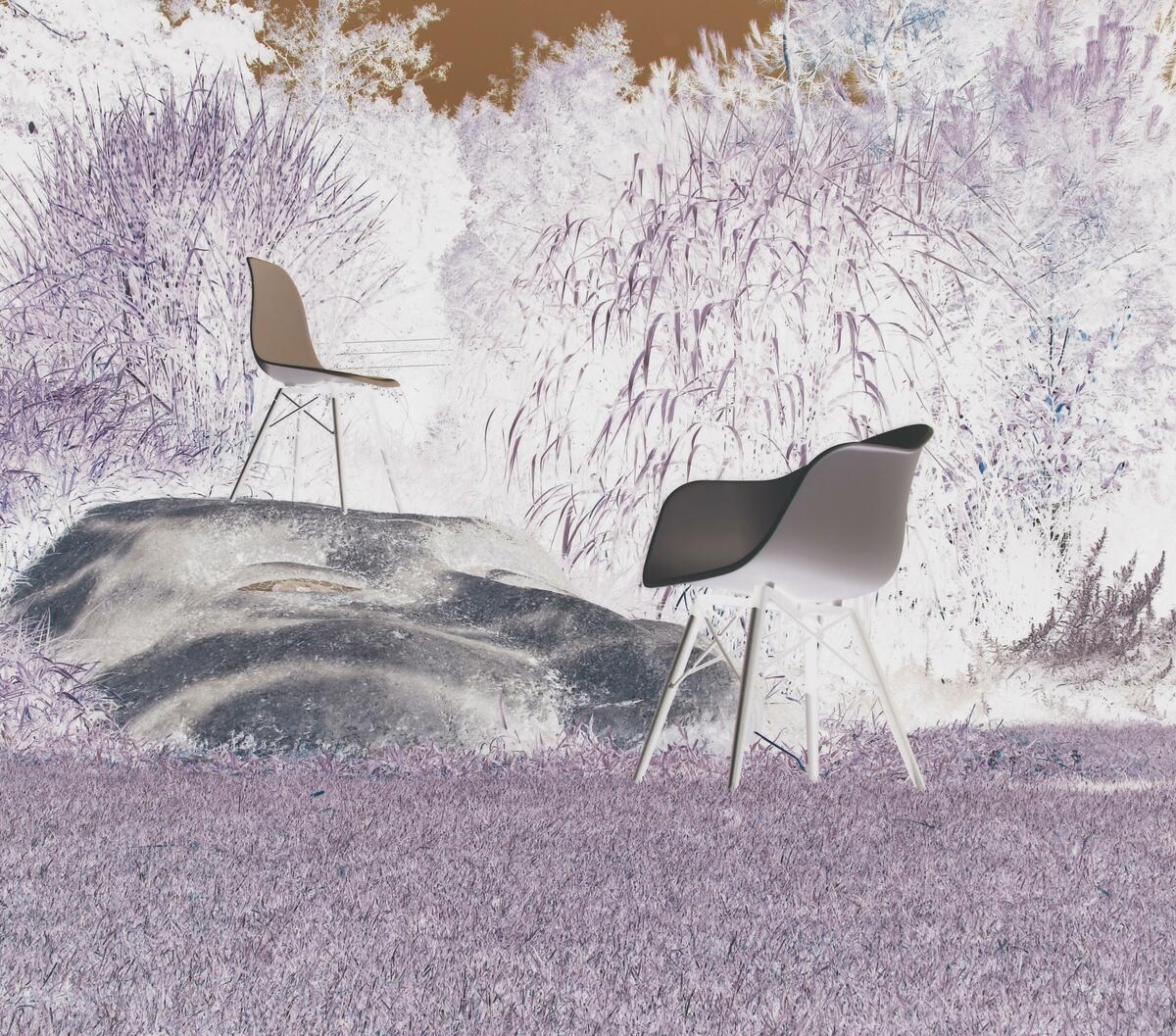 Bild 1 von Loungesessel New York aus Kunststoff/Metall, Anthrazit, Grau