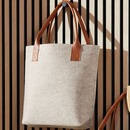 Bild 1 von Filz-Shopper mit Griffen, Beige