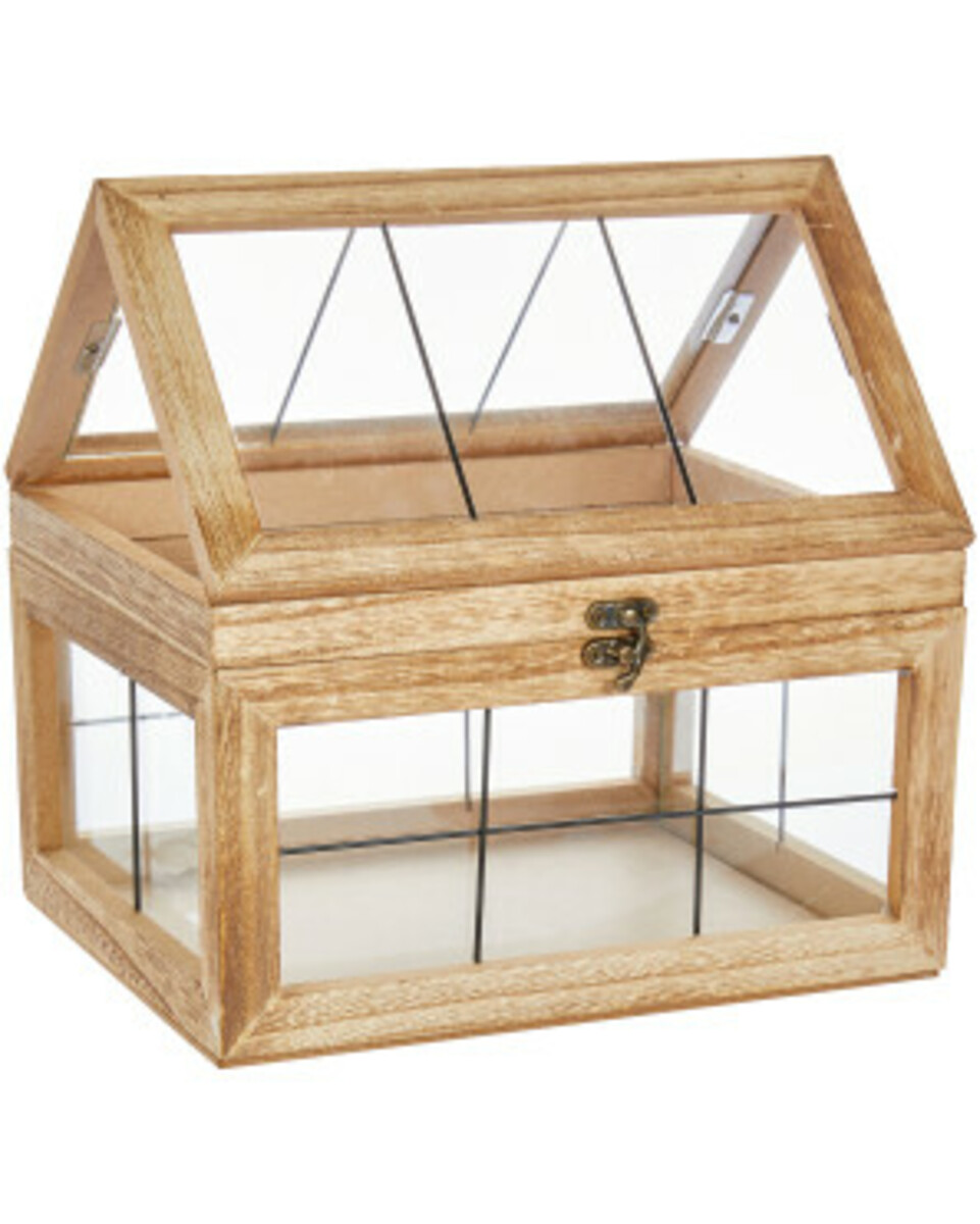 Bild 1 von Anzuchthaus aus Holz, ca. 24 x 19,5 x 24 cm, naturfarben