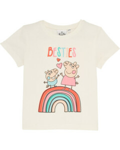 Peppa Pig T-Shirt, Peppa Pig, Rundhalsausschnitt, offwhite