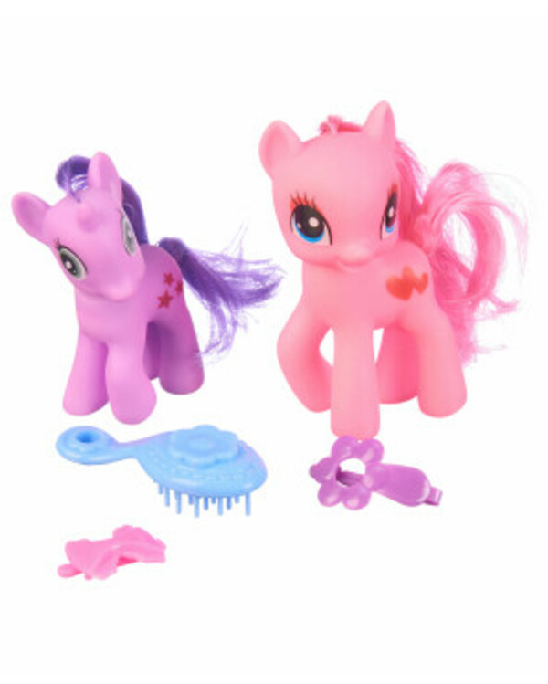 Bild 1 von Spielset, Pferd + Einhorn, pink/lila