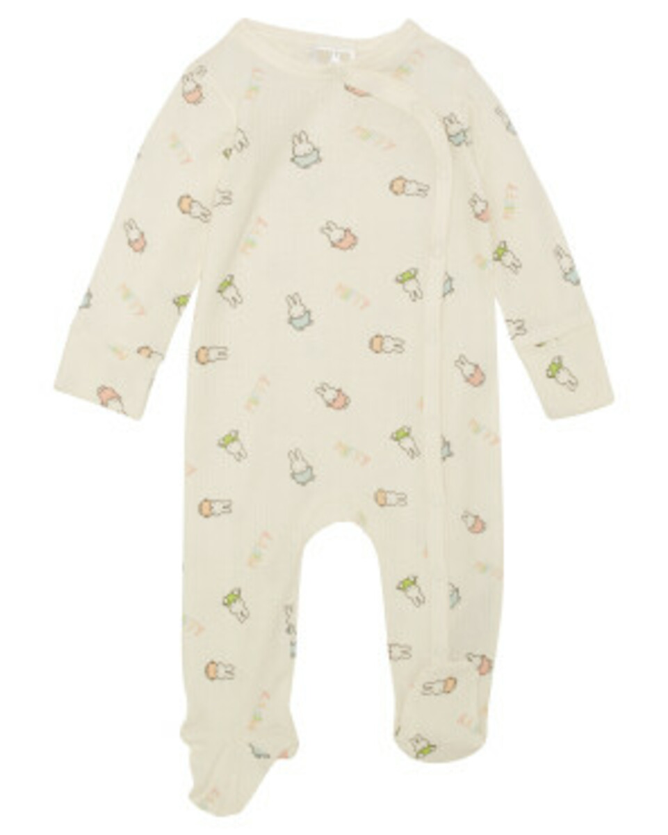 Bild 1 von Miffy Newborn Strampler, Knopfleiste, offwhite