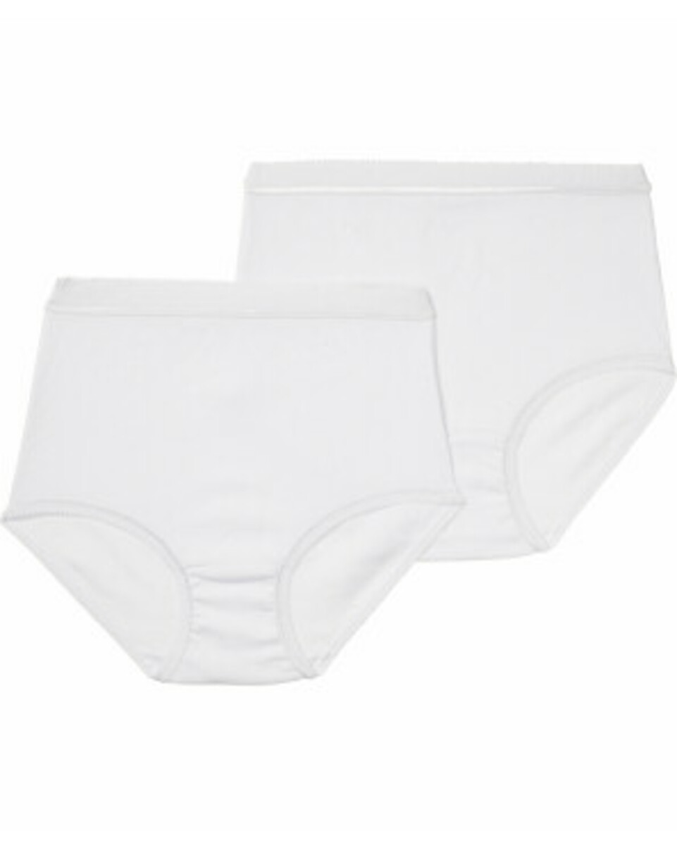 Bild 1 von Bequeme Slips, 2er-Pack, Janina, weiß