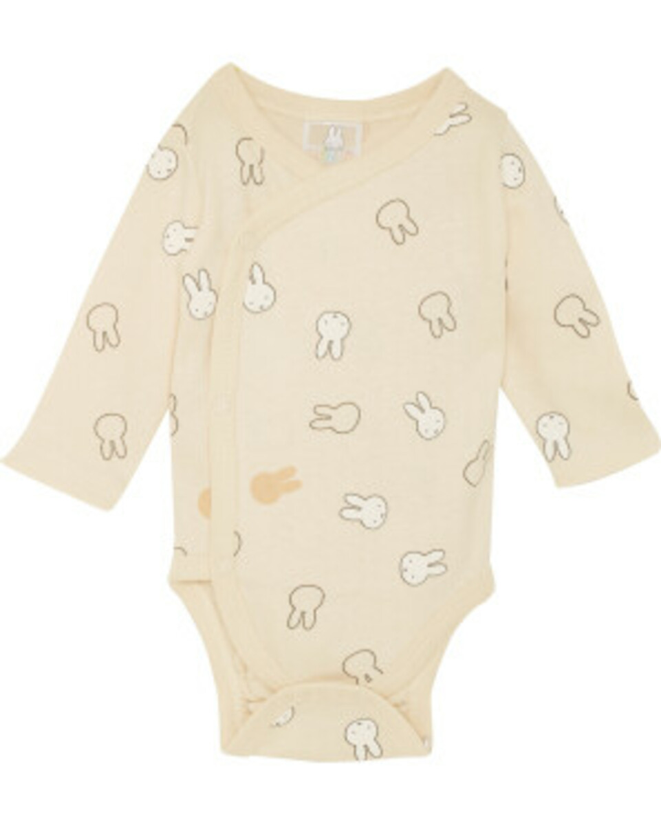Bild 1 von Miffy Newborn Wickelbody, Knopfleiste, offwhite