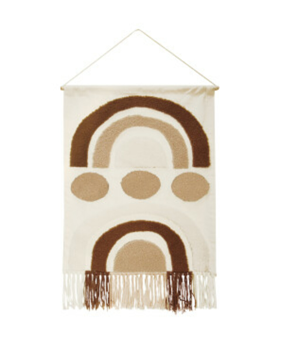 Bild 1 von Wanddeko, ca. 50 x 2 x 70 cm, schwarz/creme