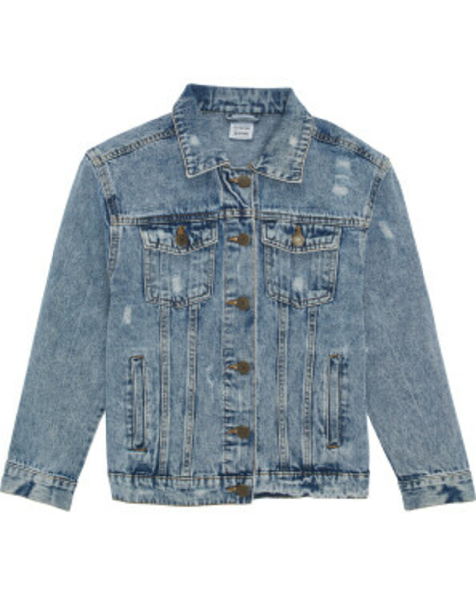 Bild 1 von Jeansjacke Oversize, Y.F.K., Knopfleiste, jeansblau