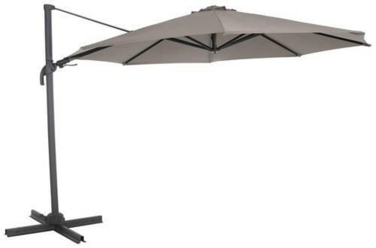 Bild 1 von Ampelschirm California N+ Ø 350 H: 263 cm Anthrazit/Taupe, Anthrazit, Taupe