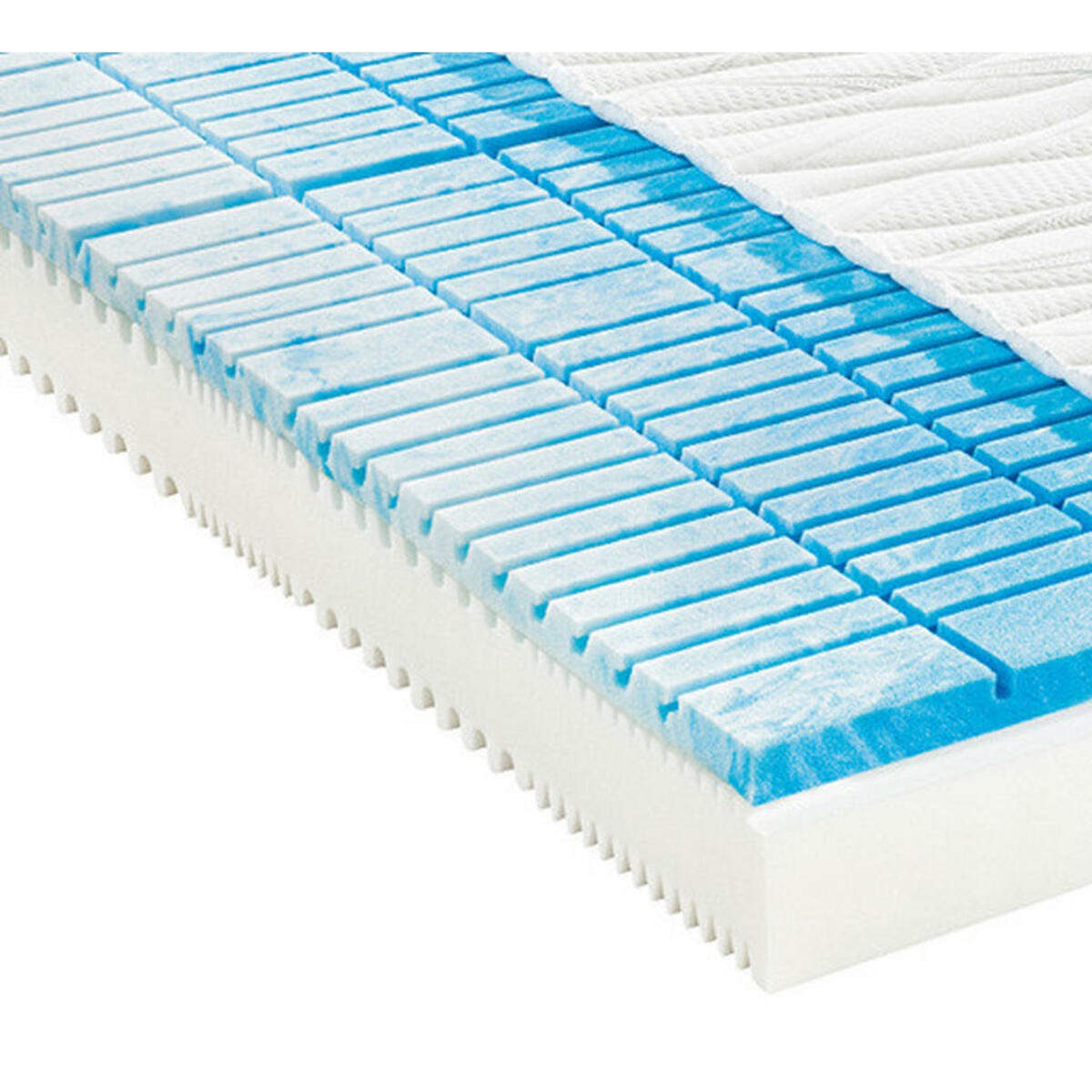 Bild 1 von Valnatura Komfortschaummatratze, Weiß, Textil, H2 + H3, Füllung: Polyester, 200x200 cm, Made in Germany, Oeko-Tex® Standard 100, Oeko-Tex® Made IN Green, Härtegradauswahl, Über- und Sondergrö