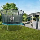 Bild 1 von Trampolin, Grün, Schwarz, Metall, Kunststoff, rund, 405x269x405 cm, EN 71, CE, Outdoor Spielzeug, Trampoline