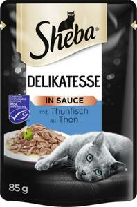 Sheba Delikatesse in Sauce mit Thunfisch