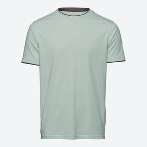 Herren-T-Shirt in Layer-Optik, Light-green