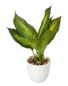 Kunstpflanze, ca. 11,5 x 10,5 x 30 cm, grün