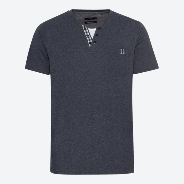 Bild 1 von Herren-T-Shirt mit 1 Brusttasche, Dark-blue