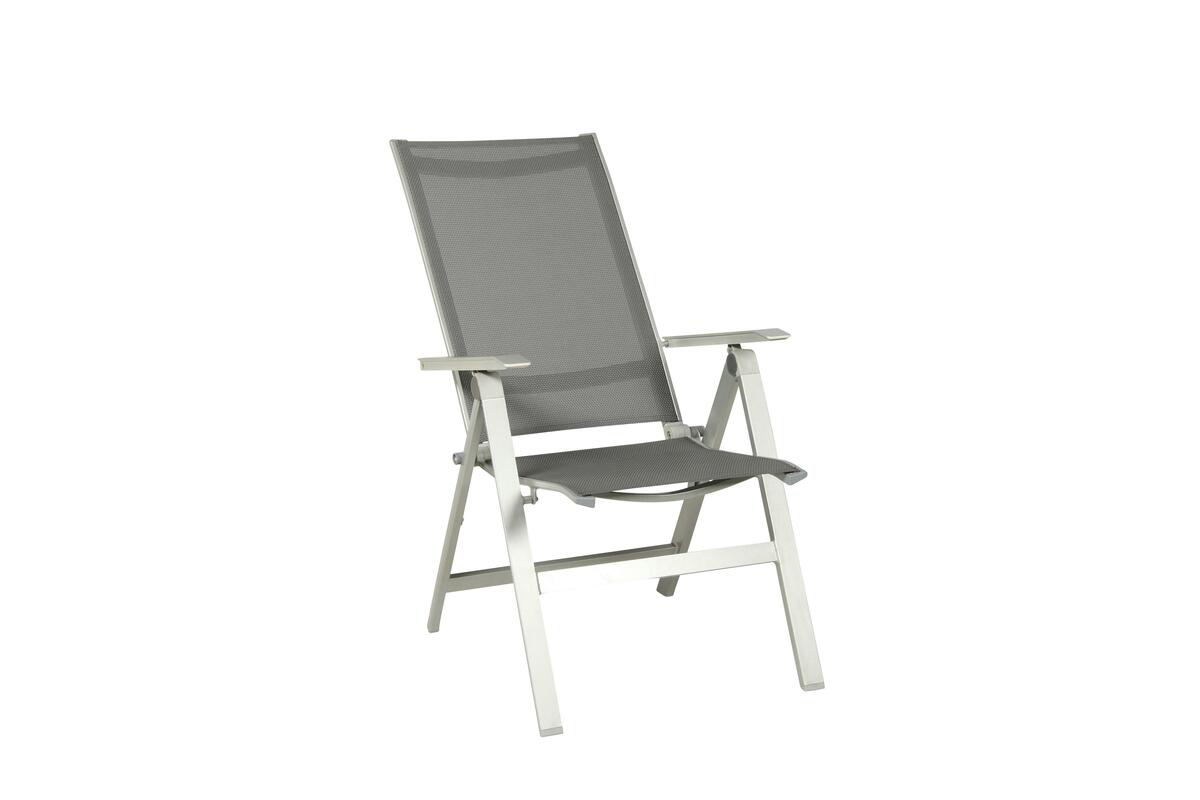 Bild 1 von Gartensessel klappbar Urban Aluminium, Graphitfarben, Platinfarben
