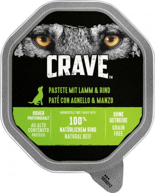 Bild 1 von Crave Hund Adult Pastete Lamm & Rind