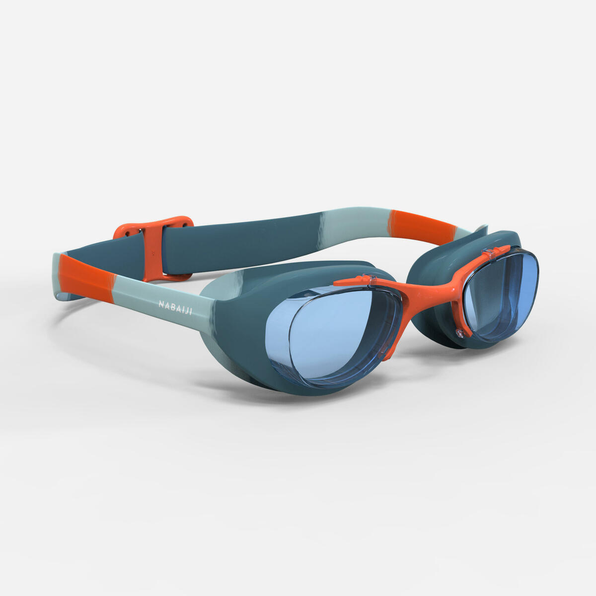Bild 1 von Schwimmbrille Kinder klar - XBase grün/orange EINHEITSFARBE