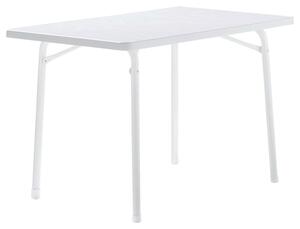 Gartentisch Weiß wetterfest Tischplatte aus mecalit®-PRO, Weiß