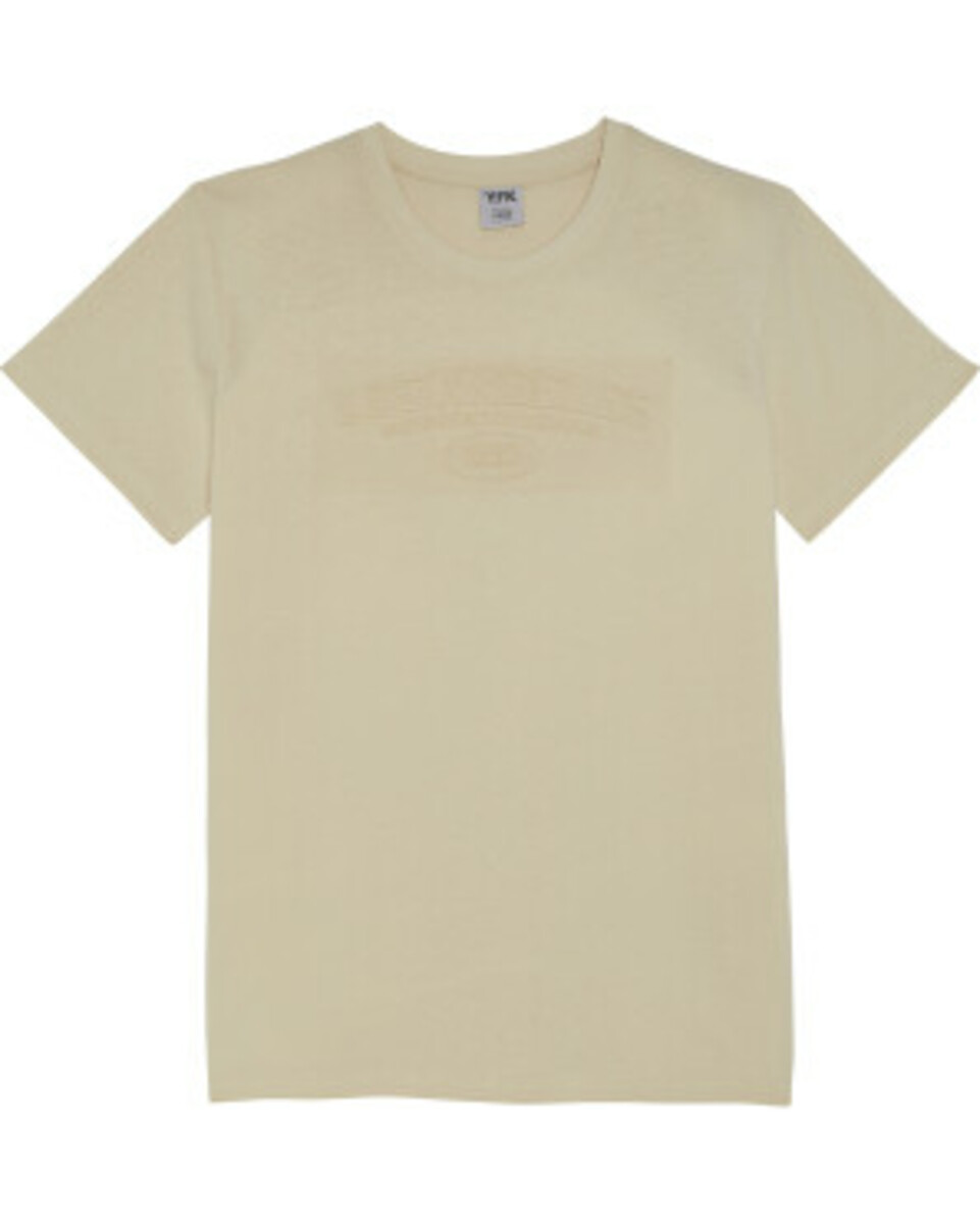 Bild 1 von T-Shirt mit Prägedruck, Y.F.K., Rundhalsausschnitt, Beige
