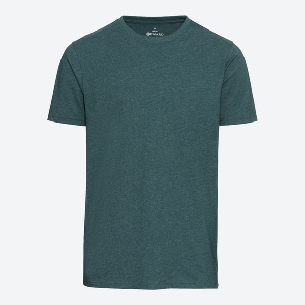 Bild 1 von Herren-T-Shirt in Melange-Optik, Dark-green