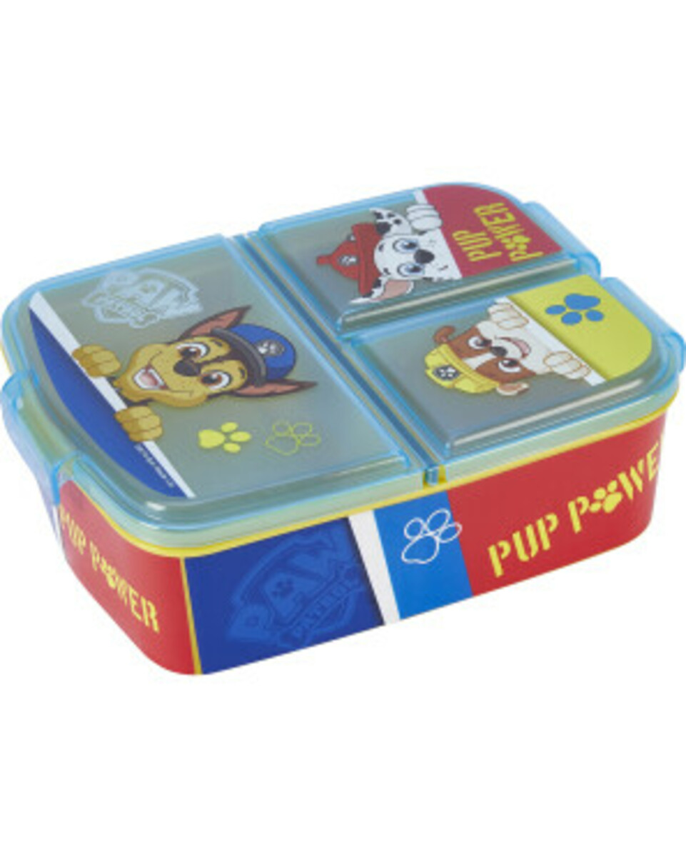 Bild 1 von Brotdose mit 3 Fächern, verschiedene Lizenzen, blau