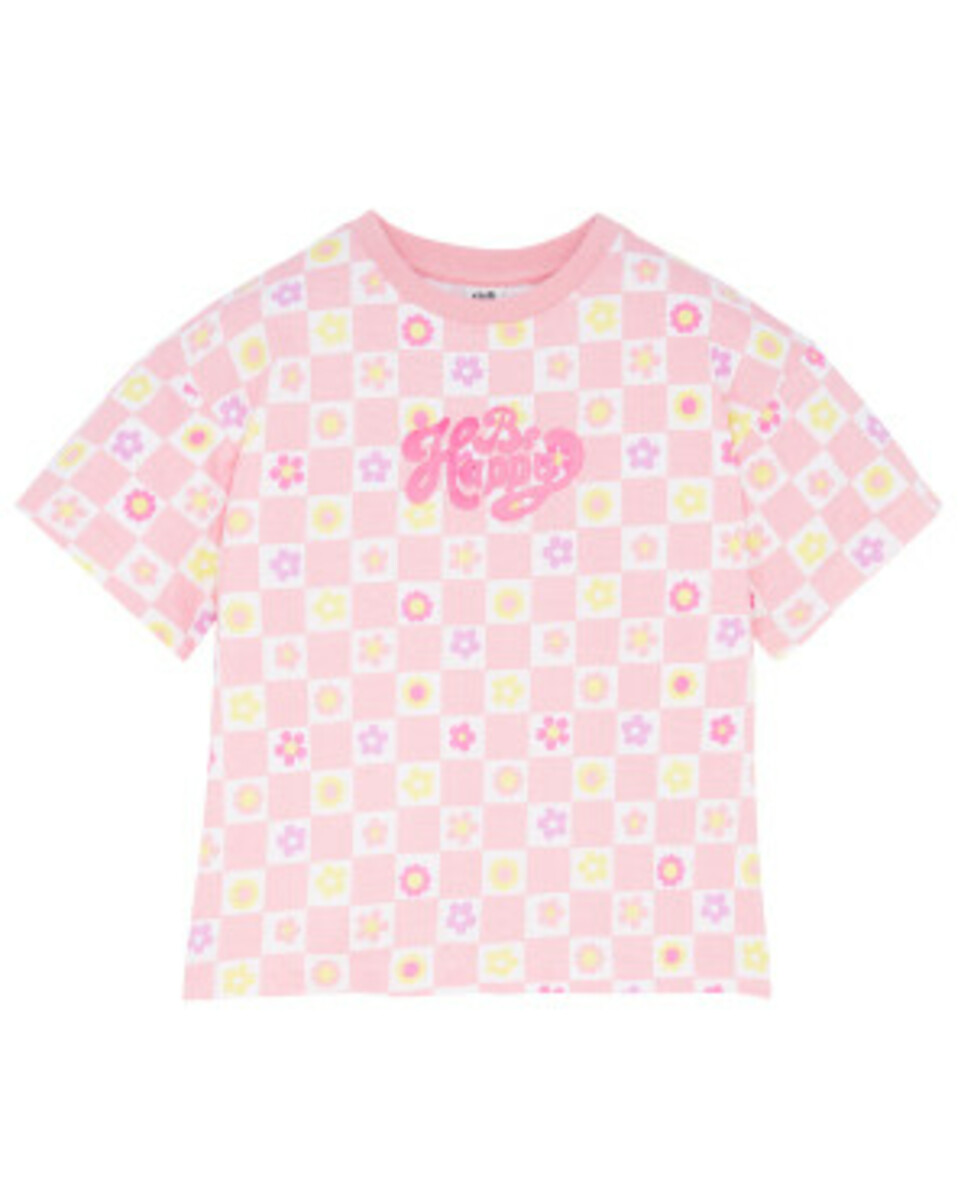 Bild 1 von T-Shirt Schachbrett, Kiki & Koko, Rundhalsausschnitt, weiß