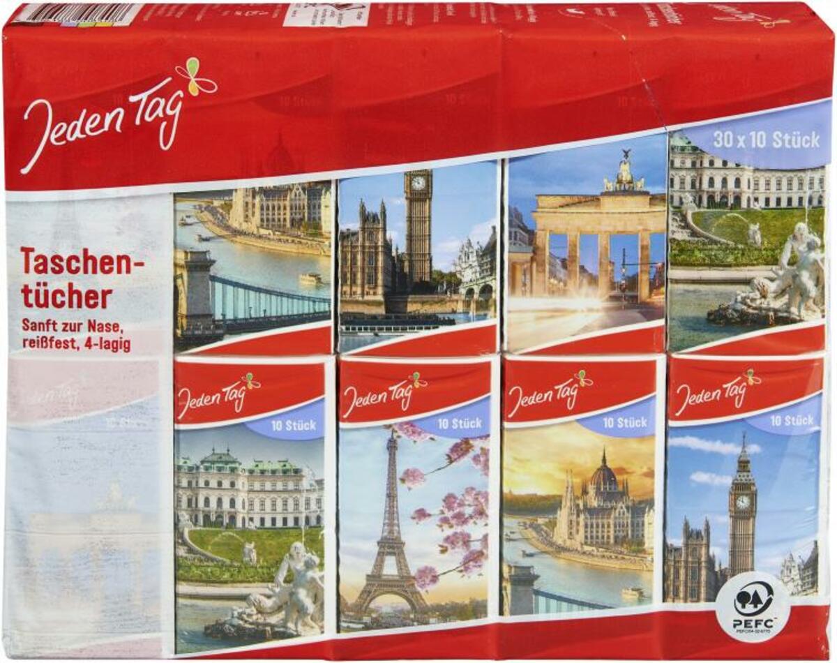 Bild 1 von Jeden Tag Taschentücher 4-lagig