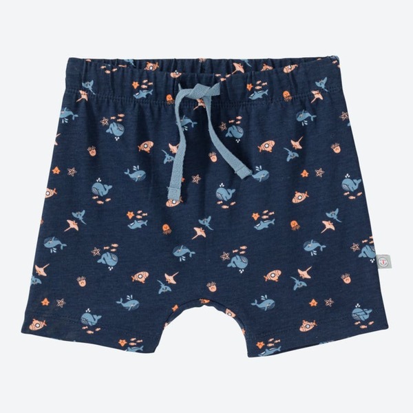 Bild 1 von Baby-Jungen-Shorts mit Fisch-Motiven, Dark-blue